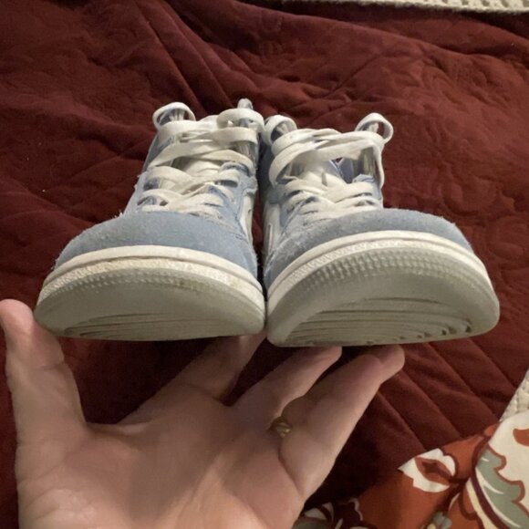 Size 5.5 VY Air Jordan‎ 555088-402  1 Retro OG High Hyper Royal Youth Suede Jump - Picture 12 of 16